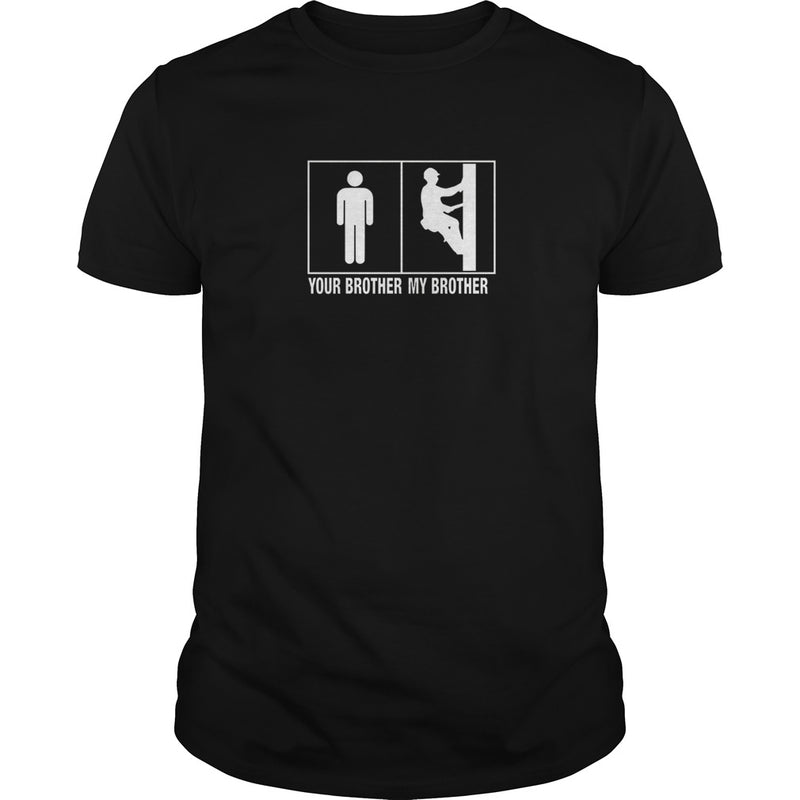 Awesome brother lineman pole shirt