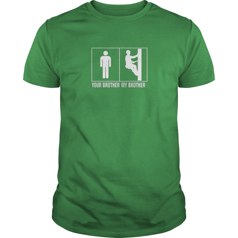 Awesome brother lineman pole shirt