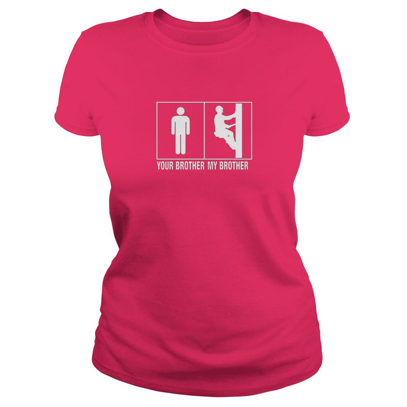 Awesome brother lineman pole shirt