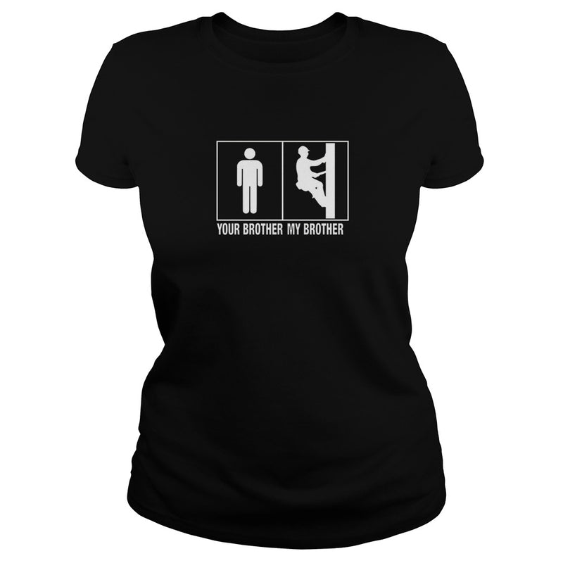 Awesome brother lineman pole shirt