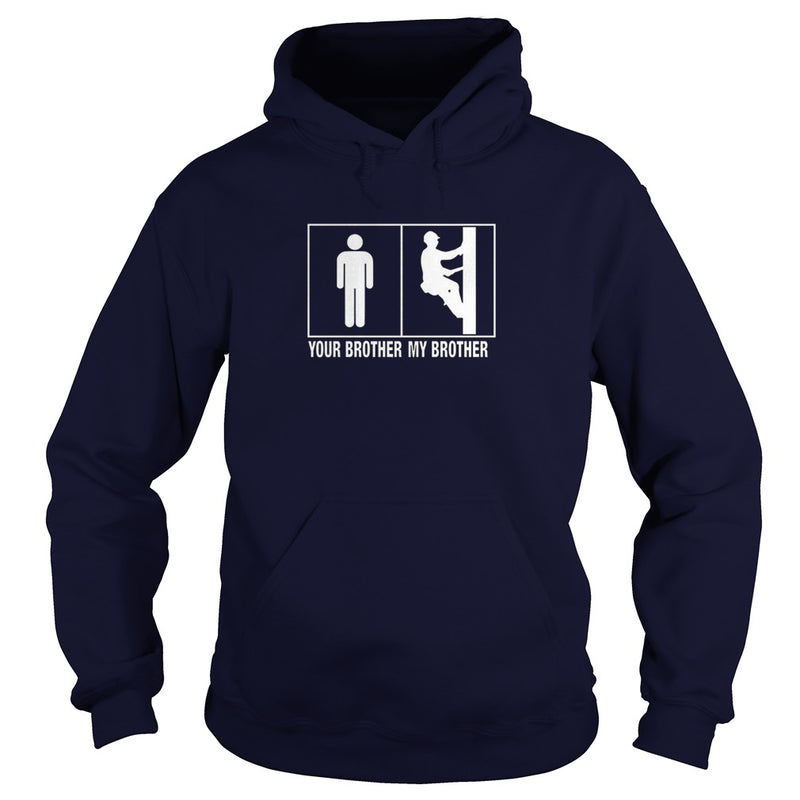 Awesome brother lineman pole shirt