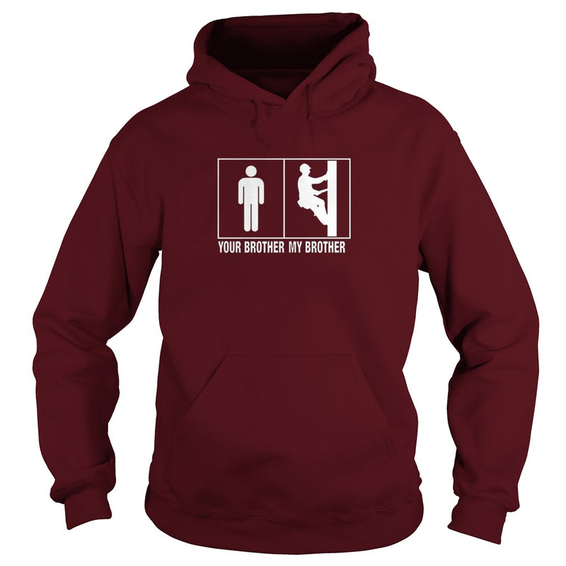 Awesome brother lineman pole shirt