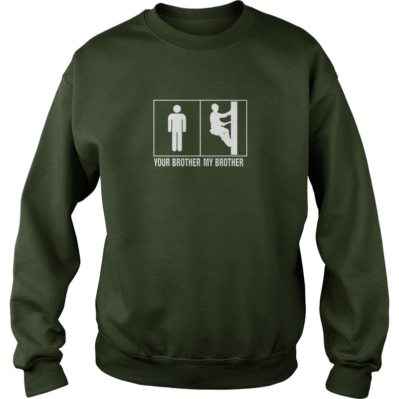 Awesome brother lineman pole shirt