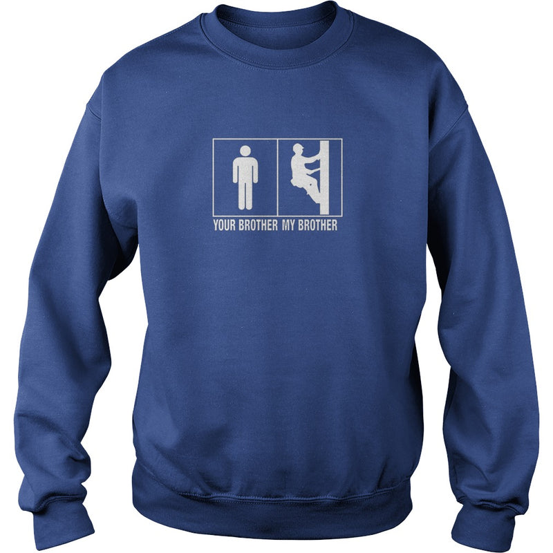 Awesome brother lineman pole shirt