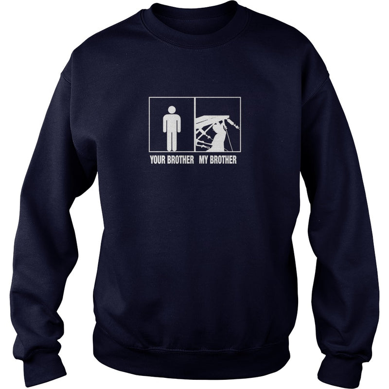 Awesome brother lineman shirt
