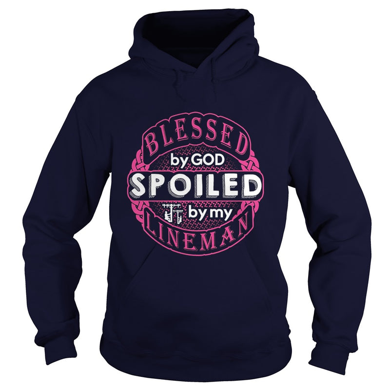 Blessed By God Spoiled By My Lineman TShirt