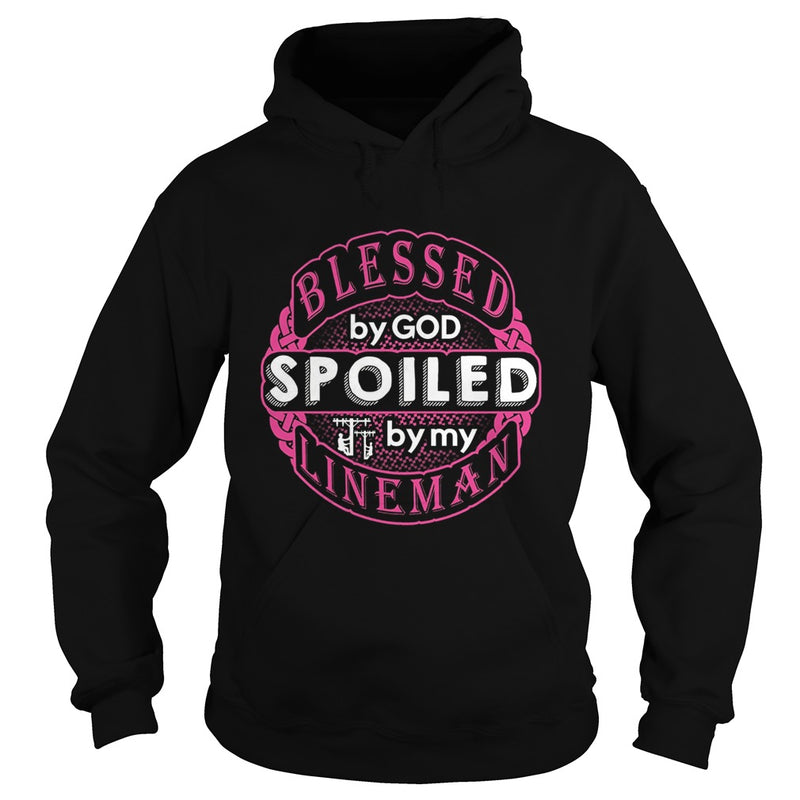 Blessed By God Spoiled By My Lineman TShirt