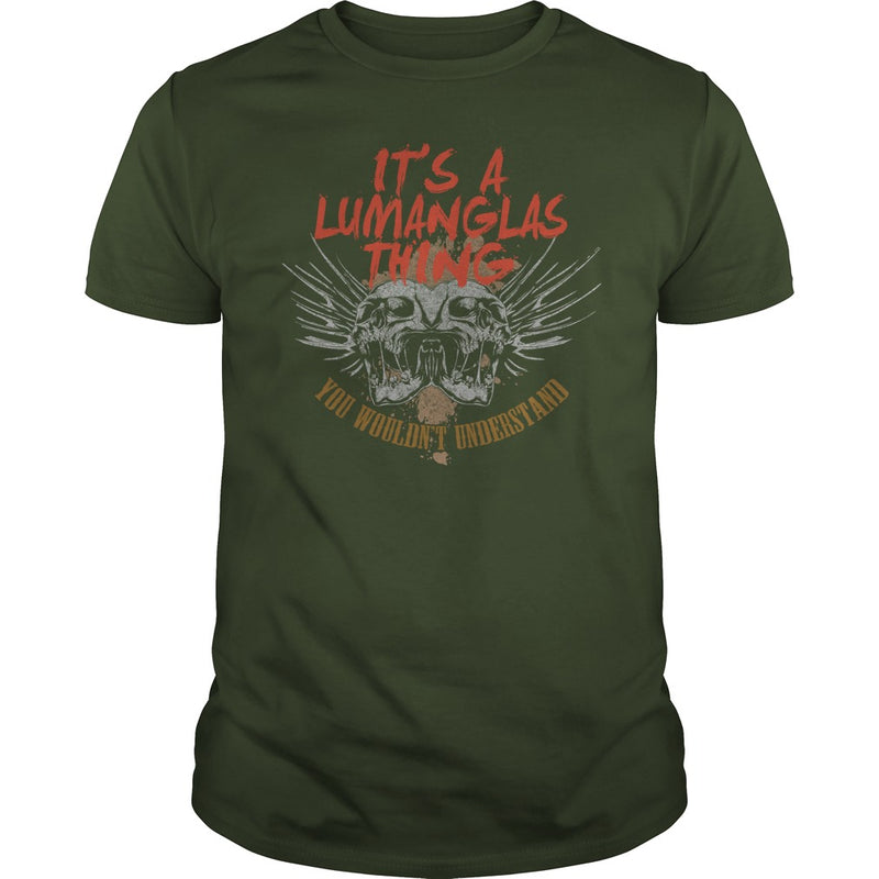 Funny Vintage Style Tshirt for LUMANGLAS