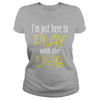 Here to play with dog