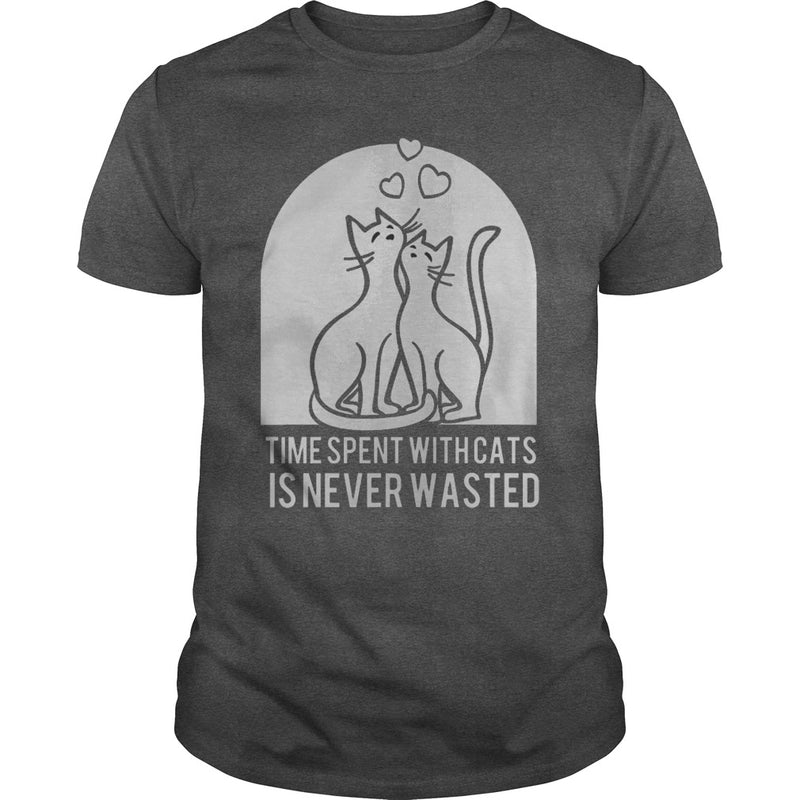 Time Spent With Cats Is Never Wasted TShirt