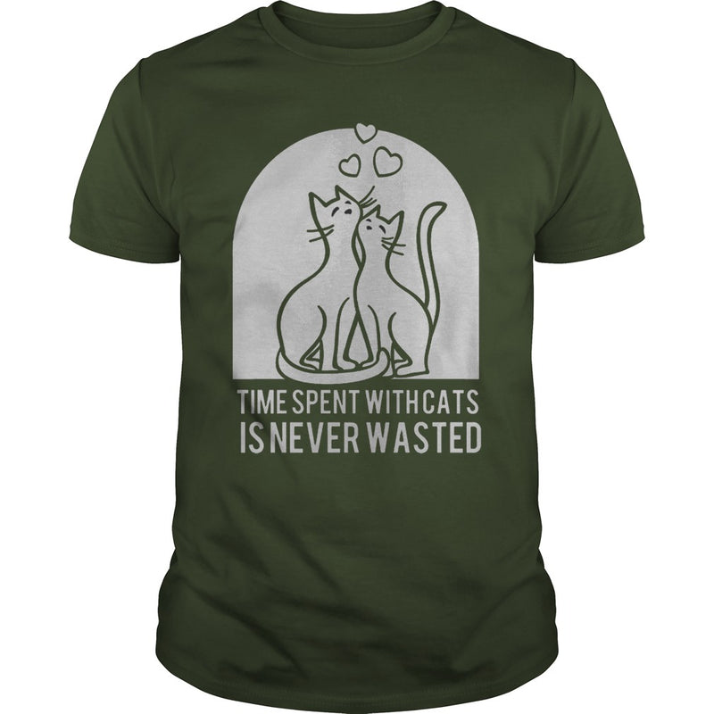 Time Spent With Cats Is Never Wasted TShirt