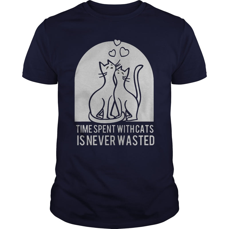 Time Spent With Cats Is Never Wasted TShirt