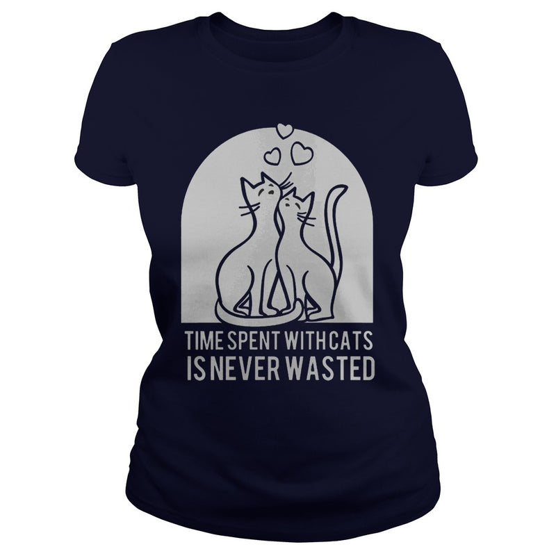 Time Spent With Cats Is Never Wasted TShirt