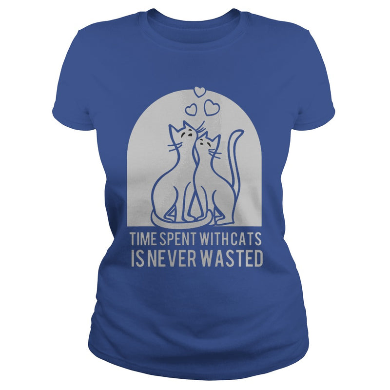 Time Spent With Cats Is Never Wasted TShirt