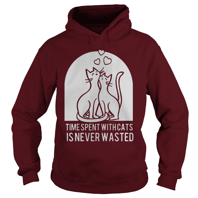 Time Spent With Cats Is Never Wasted TShirt