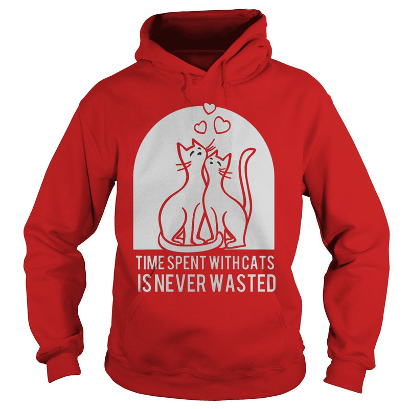 Time Spent With Cats Is Never Wasted TShirt