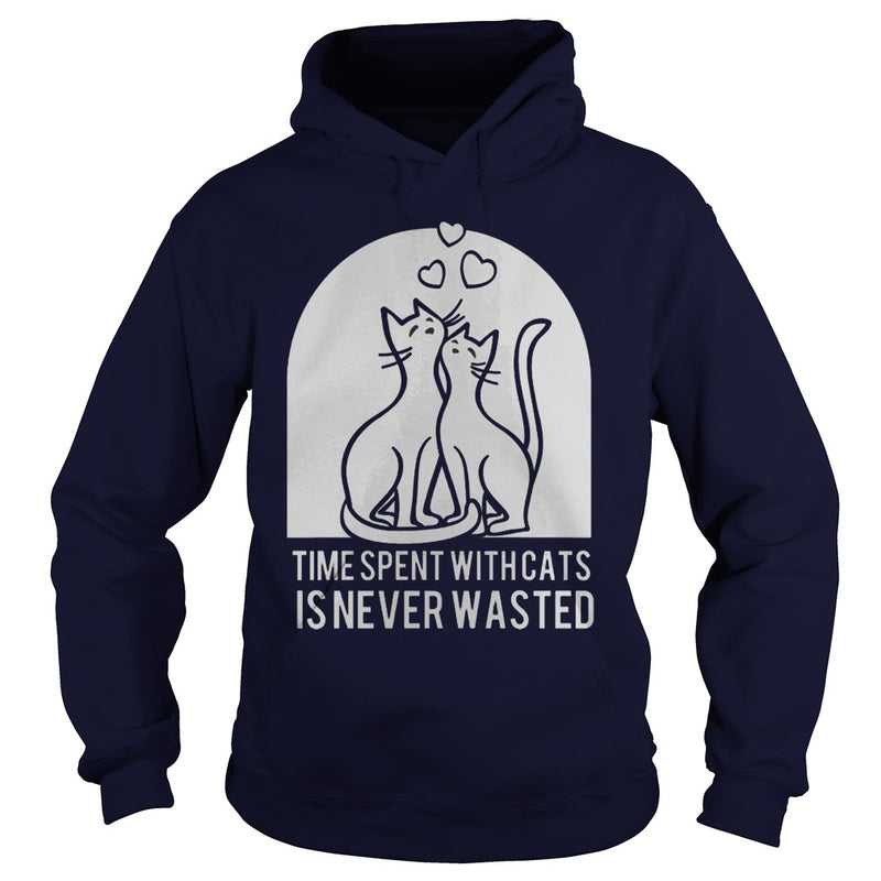 Time Spent With Cats Is Never Wasted TShirt