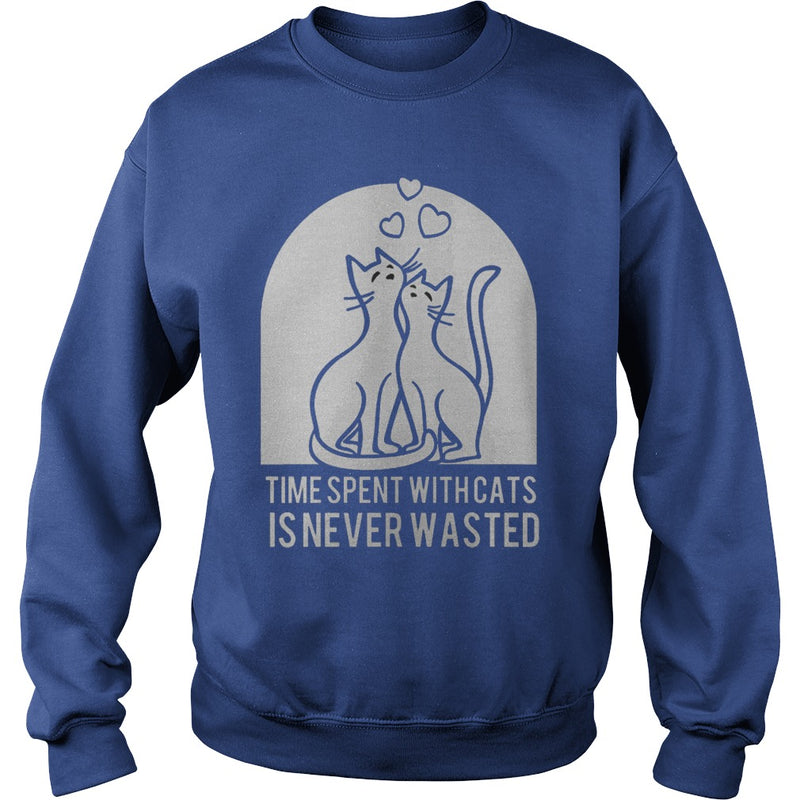 Time Spent With Cats Is Never Wasted TShirt