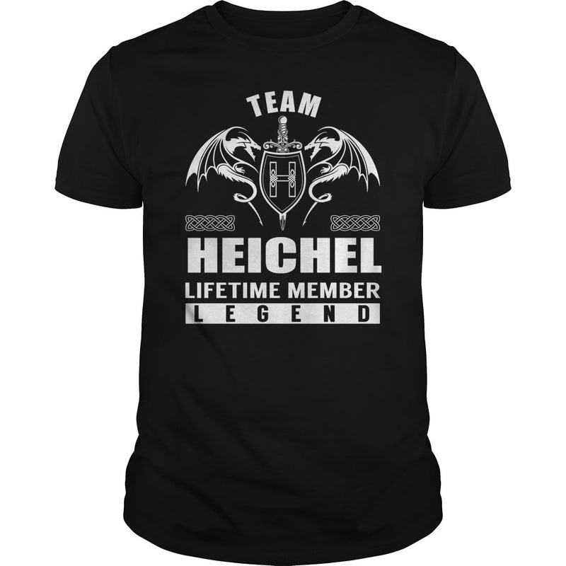 Team HEICHEL Lifetime Member Legend Name TShirts