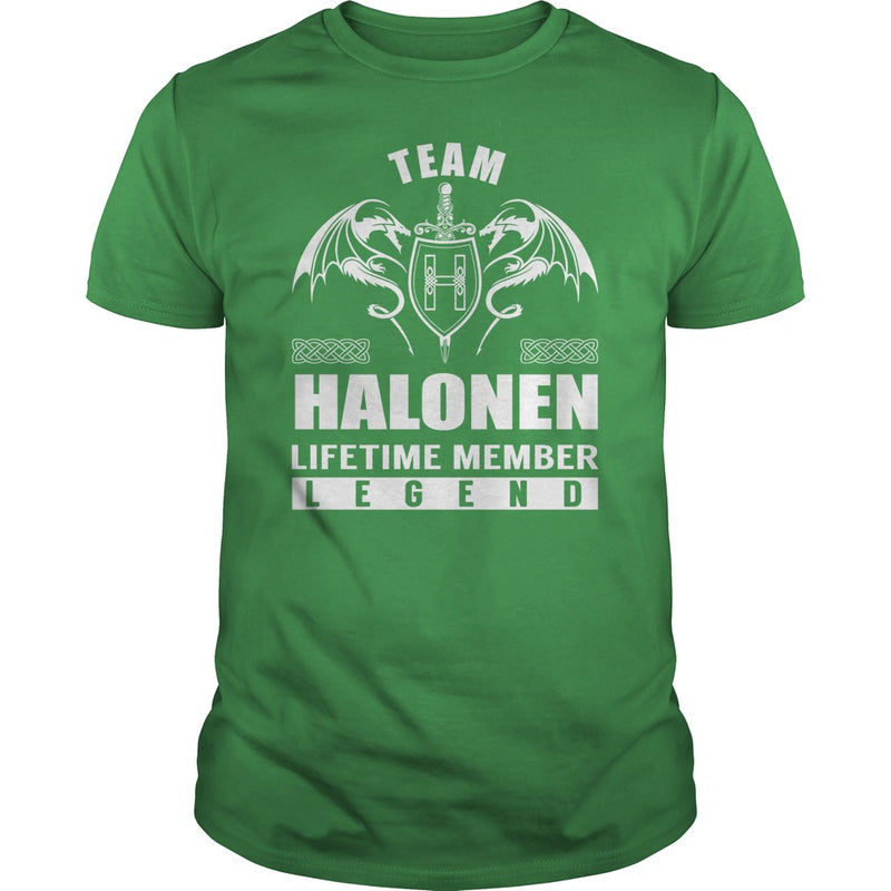 Team HALONEN Lifetime Member Legend Name TShirts