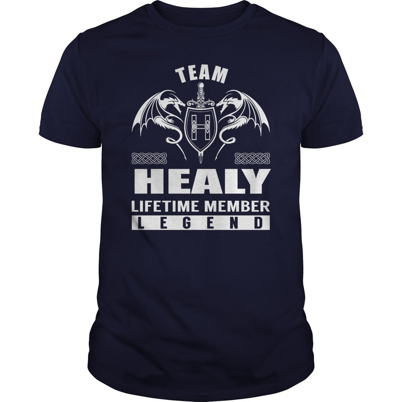 Team HEALY Lifetime Member Legend Name TShirts