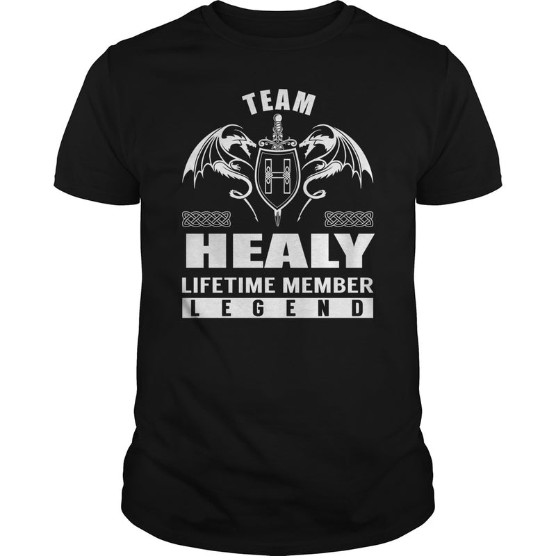 Team HEALY Lifetime Member Legend Name TShirts