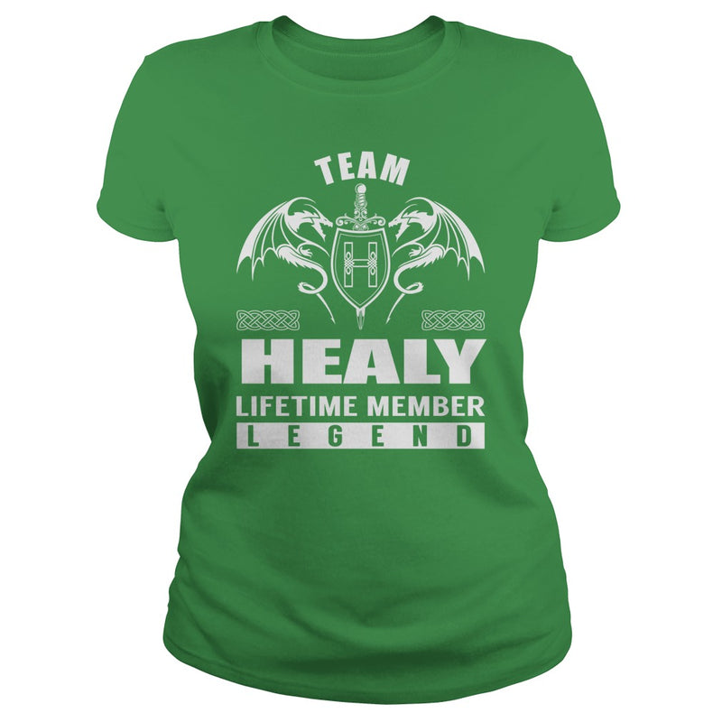 Team HEALY Lifetime Member Legend Name TShirts
