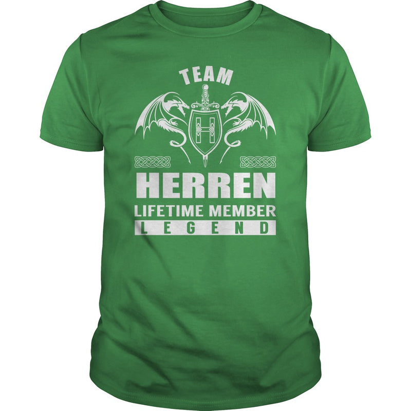Team HERREN Lifetime Member Legend Name TShirts