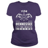 Team HENNESSEE Lifetime Member Legend Name TShirts