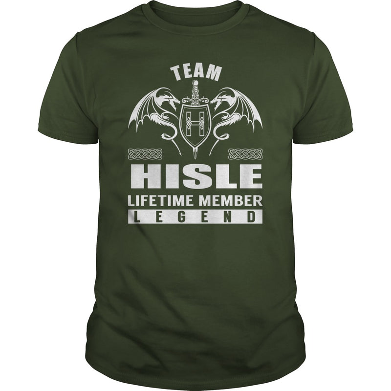 Team HISLE Lifetime Member Legend Name TShirts