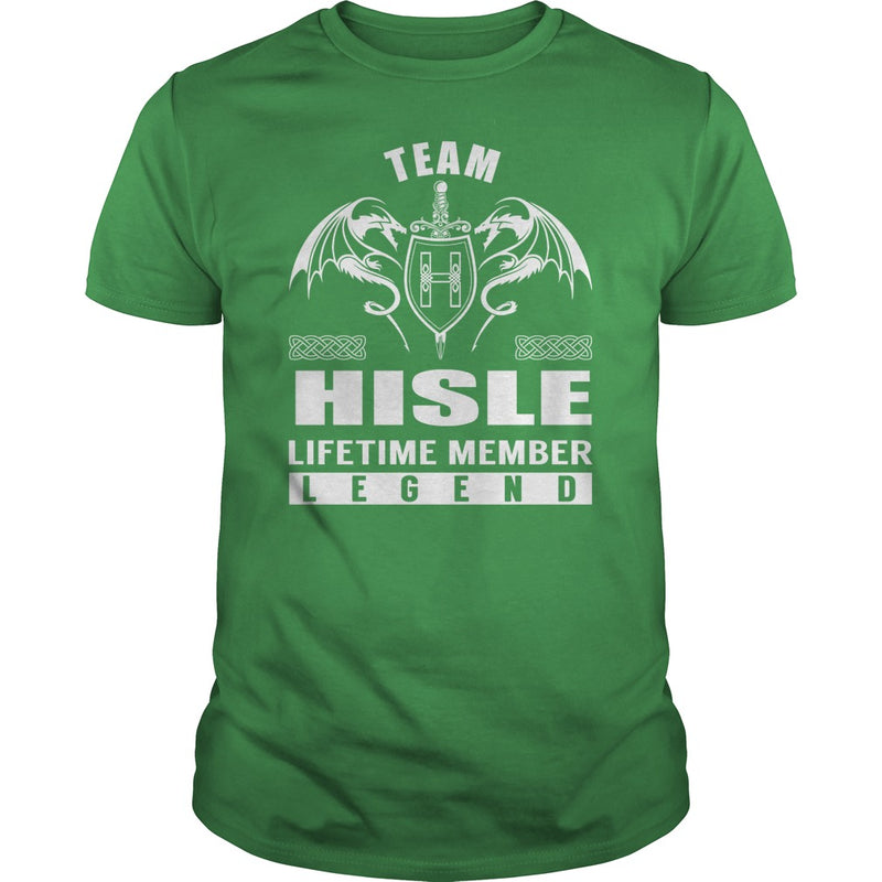 Team HISLE Lifetime Member Legend Name TShirts