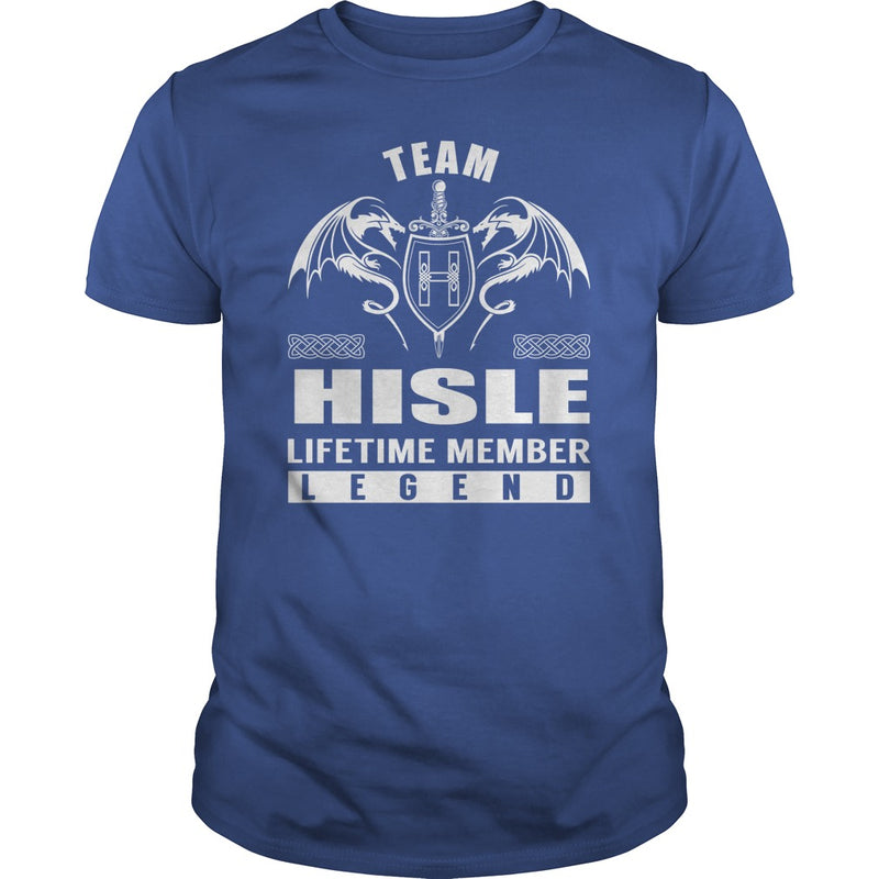 Team HISLE Lifetime Member Legend Name TShirts