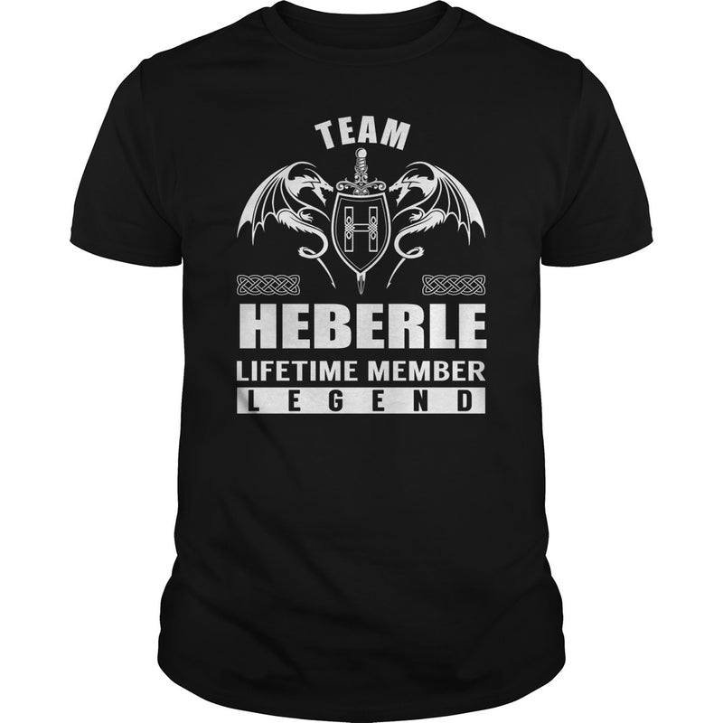 Team HEBERLE Lifetime Member Legend Name TShirts
