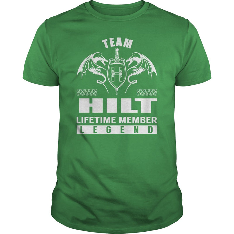 Team HILT Lifetime Member Legend Name TShirts