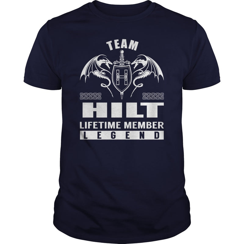 Team HILT Lifetime Member Legend Name TShirts