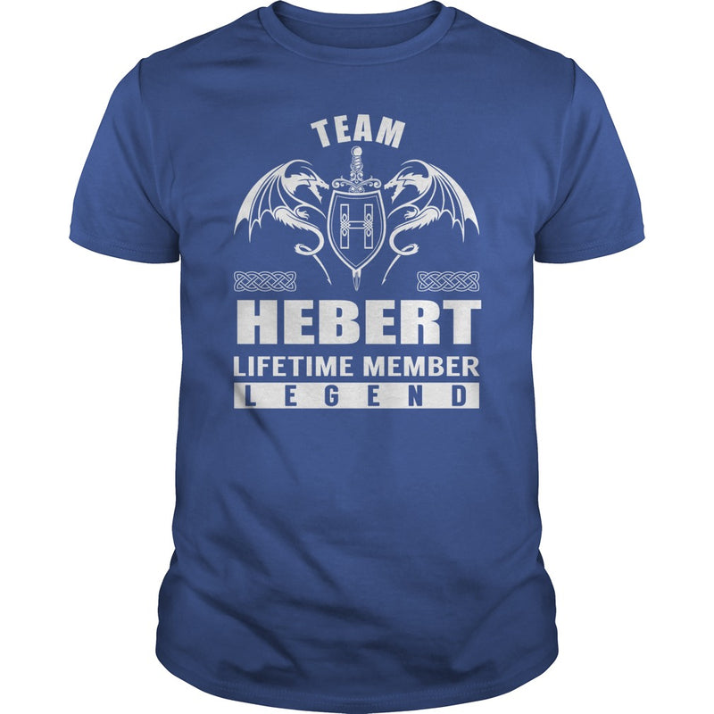 Team HEBERT Lifetime Member Legend Name TShirts