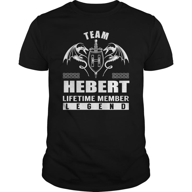 Team HEBERT Lifetime Member Legend Name TShirts