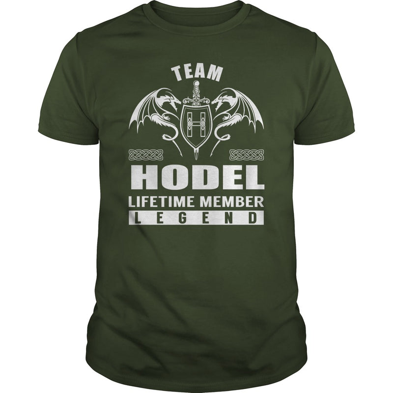 Team HODEL Lifetime Member Legend Name TShirts
