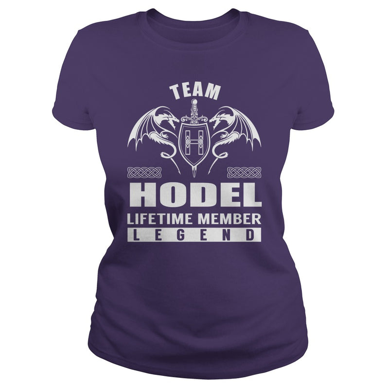 Team HODEL Lifetime Member Legend Name TShirts