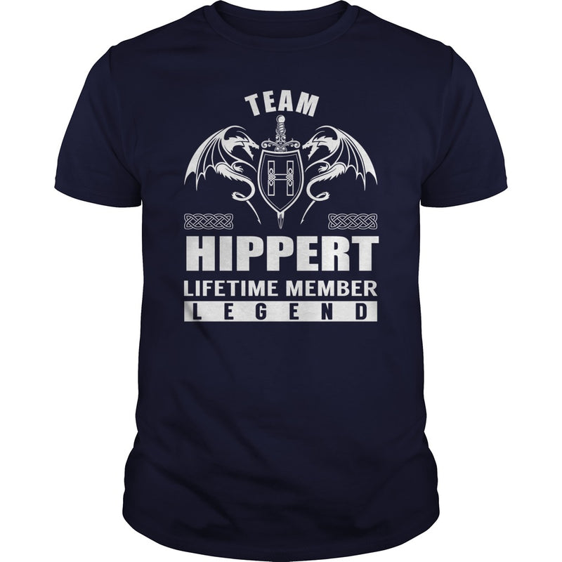 Team HIPPERT Lifetime Member Legend Name TShirts