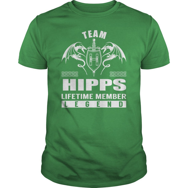 Team HIPPS Lifetime Member Legend Name TShirts