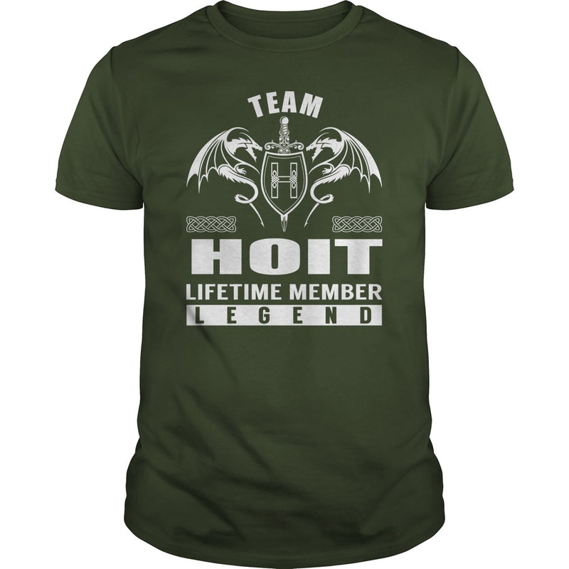 Team HOIT Lifetime Member Legend Name TShirts