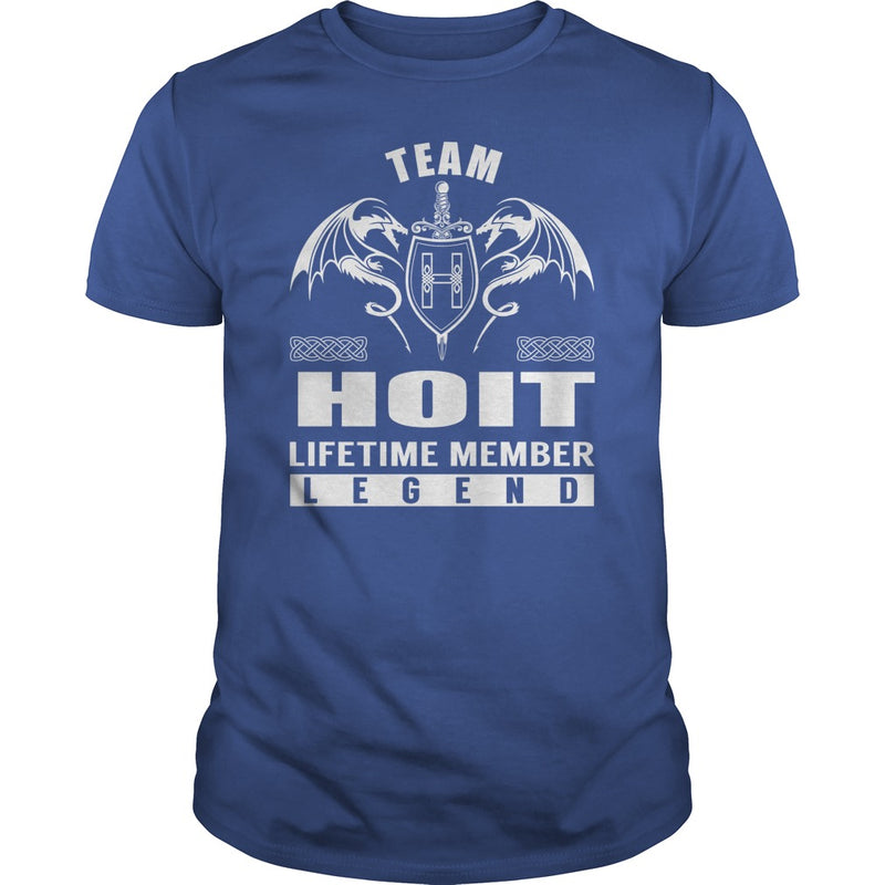 Team HOIT Lifetime Member Legend Name TShirts