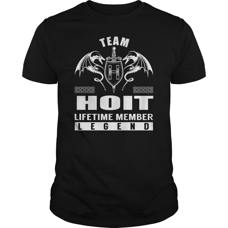 Team HOIT Lifetime Member Legend Name TShirts