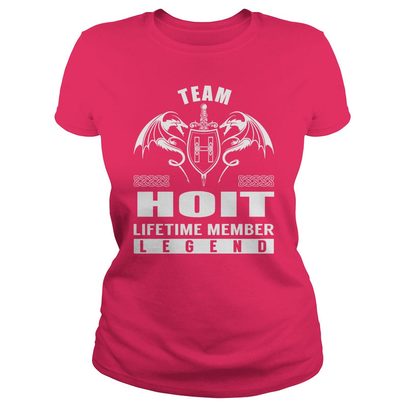 Team HOIT Lifetime Member Legend Name TShirts