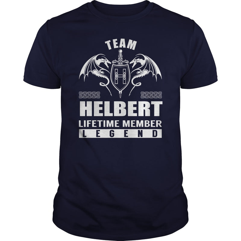 Team HELBERT Lifetime Member Legend Name TShirts