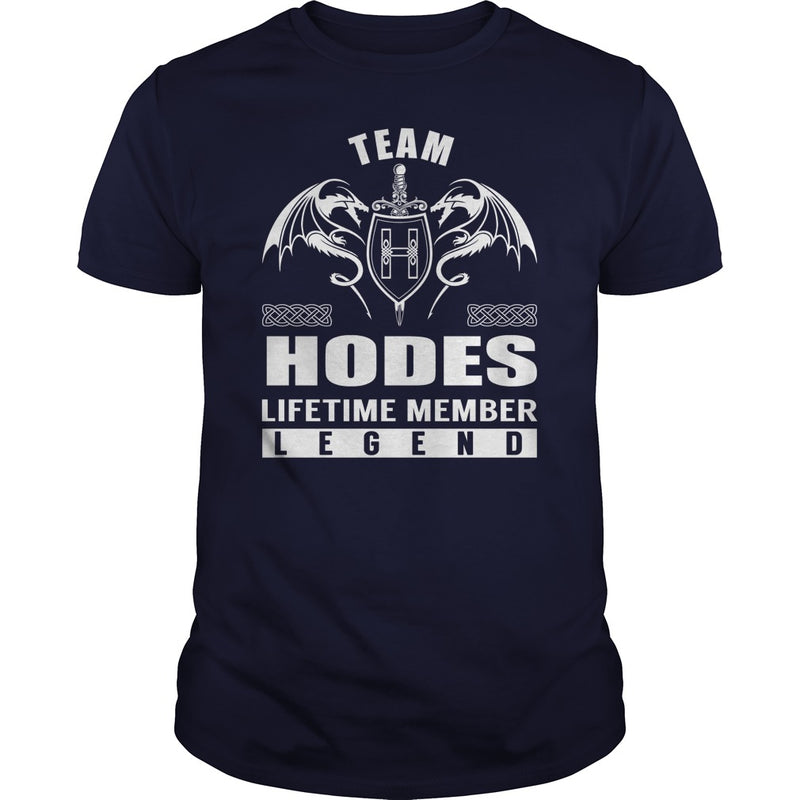 Team HODES Lifetime Member Legend Name TShirts