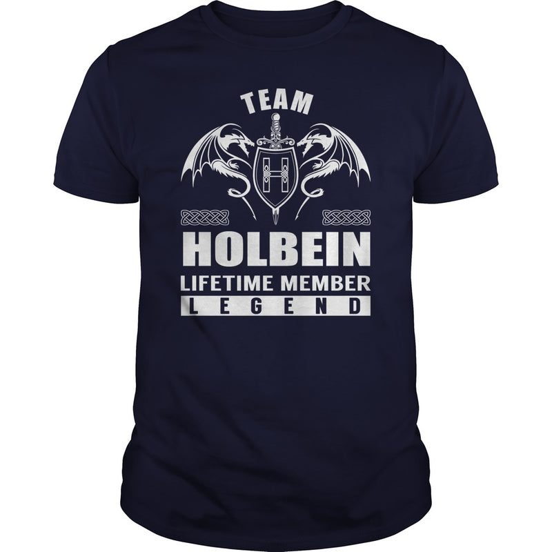 Team HOLBEIN Lifetime Member Legend Name TShirts