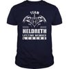 Team HELDRETH Lifetime Member Legend Name TShirts