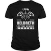 Team HELDRETH Lifetime Member Legend Name TShirts